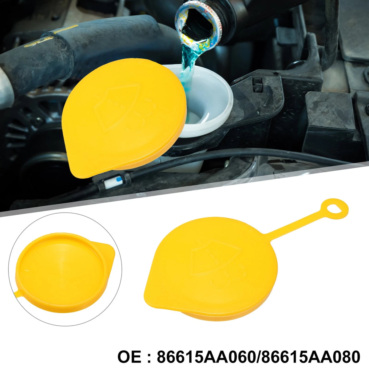 Windscreen Washer Wiper Fluid Reservoir Cap for Subaru Forester (2003-2018)
