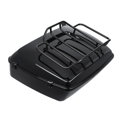 King Trunk Luggage Rack Mount for Harley Touring Black (2014-2025)