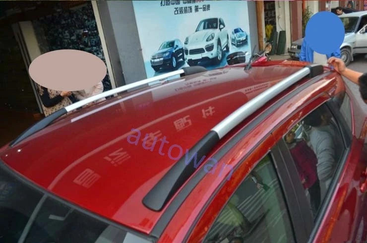 Roof Rack Silver & Black Alloy Racks for Nissan Qashqai (2007-2013)