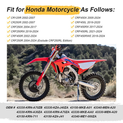 Rear Brake Caliper & Cover Guard for Honda CRF450R CRF450X CRF450RX