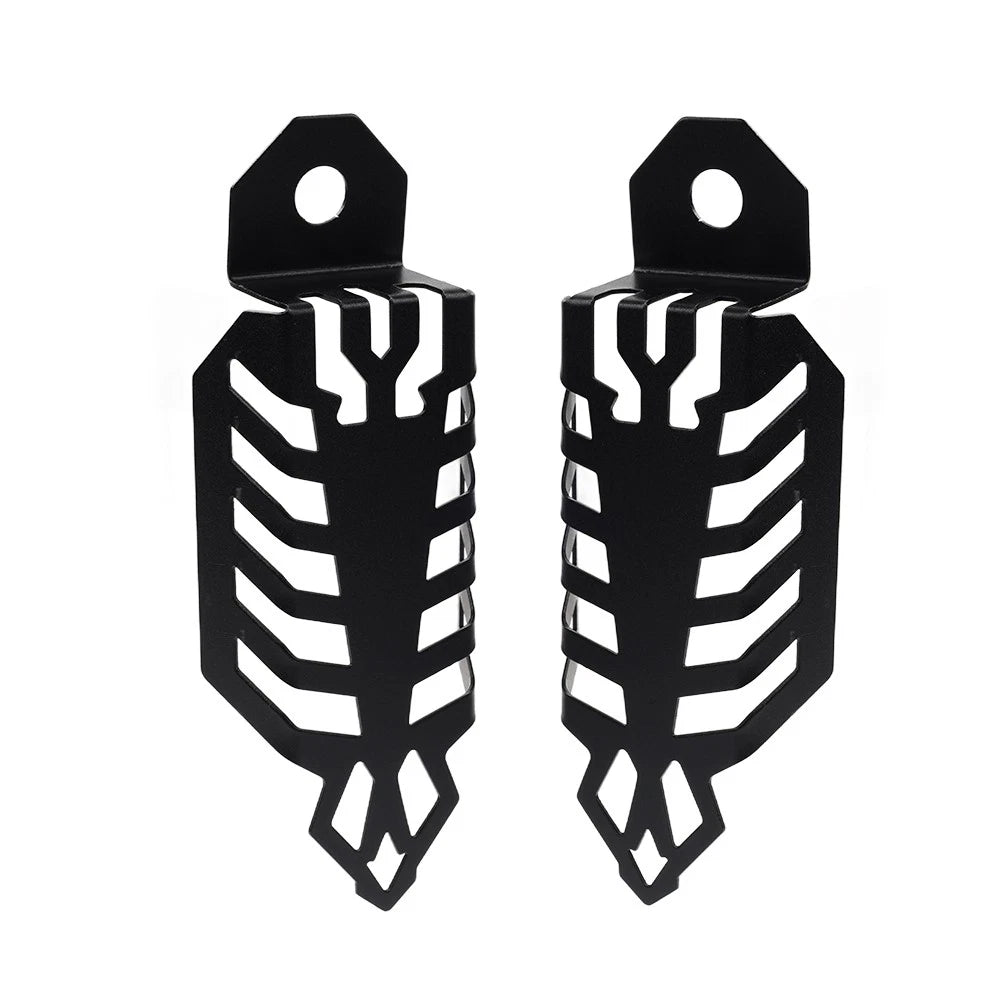 Universal Fork Dust Shock Absorber Spring Covers for Motorcycle ATV - Black