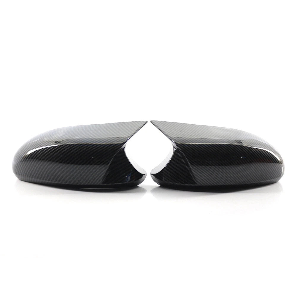 Gloss Black Rearview Mirror Cover Caps for BMW E81 E82 E87 E88 E90 E91 E92 (2007-2013)