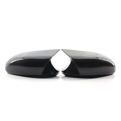 Gloss Black Rearview Mirror Cover Caps for BMW E81 E82 E87 E88 E90 E91 E92 (2007-2013)