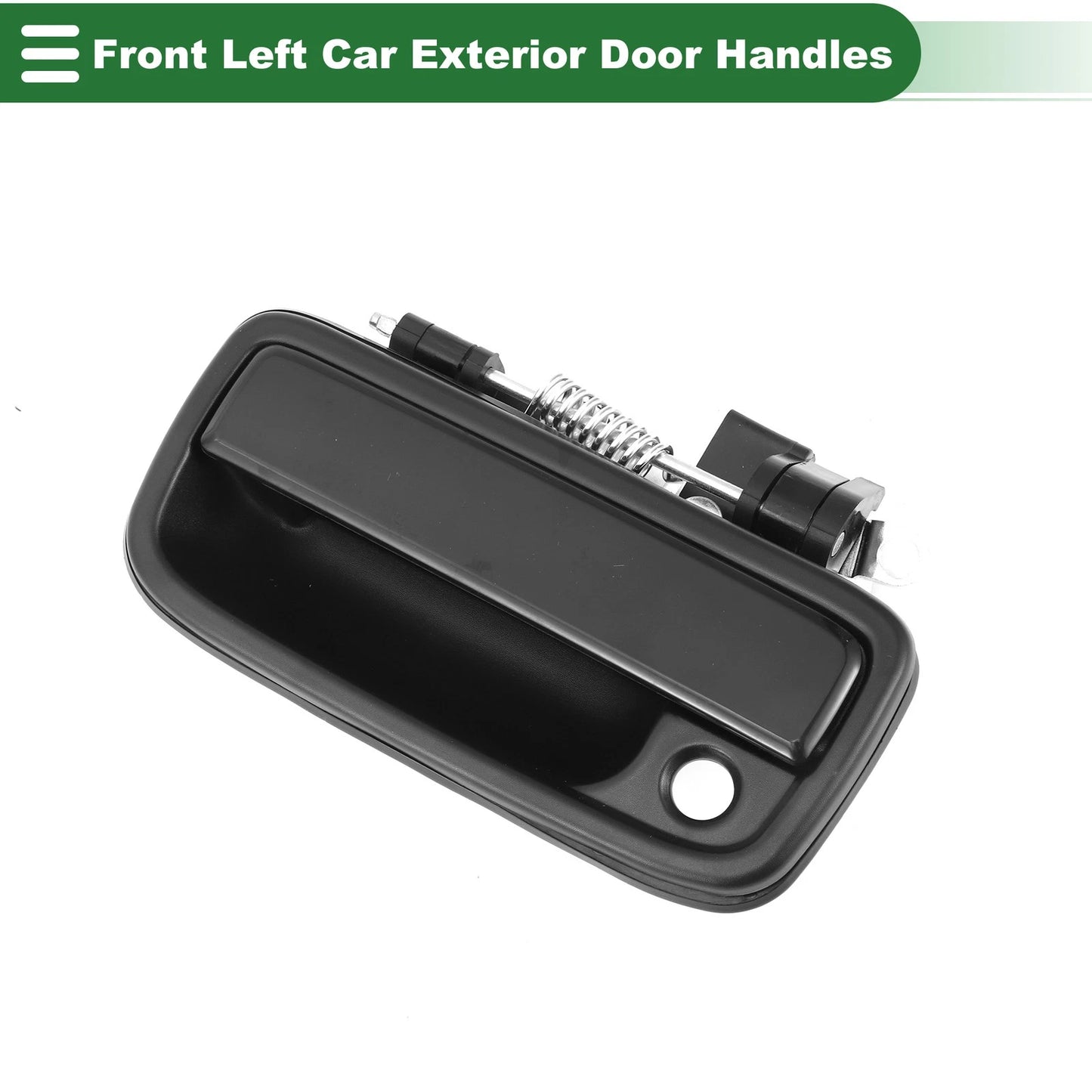 Gloss Black Front Left Door Handle for Toyota Tacoma (2005-2023)