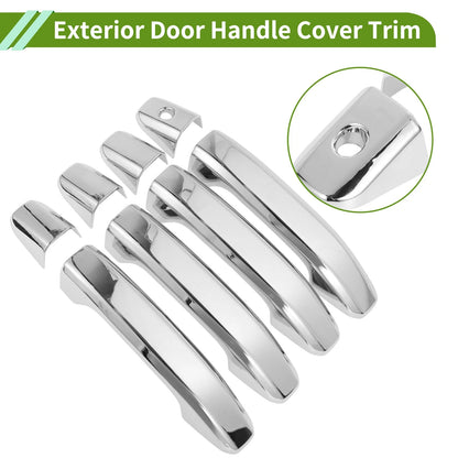 Exterior Door Handle Cover Trim for Chevy Silverado 1500 (2020-2022)