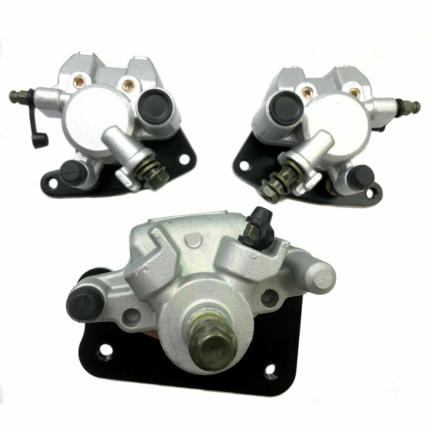 2 x Front & Rear Brake Calipers with Pads for Yamaha Kodiak 450 (2005–2006)