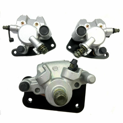 2 x Front & Rear Brake Calipers with Pads for Yamaha Kodiak 450 (2005–2006)