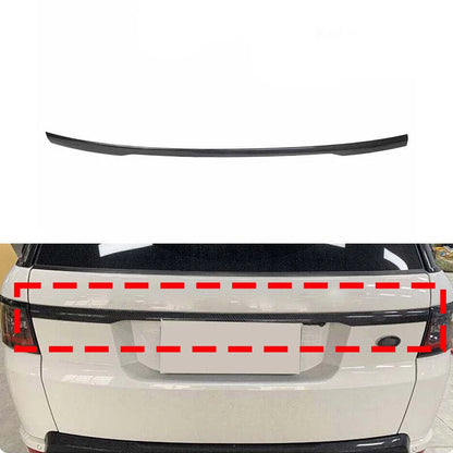 Real Carbon Rear Tailgate Trunk Cover Trim for Range Rover Sport 2014-2022