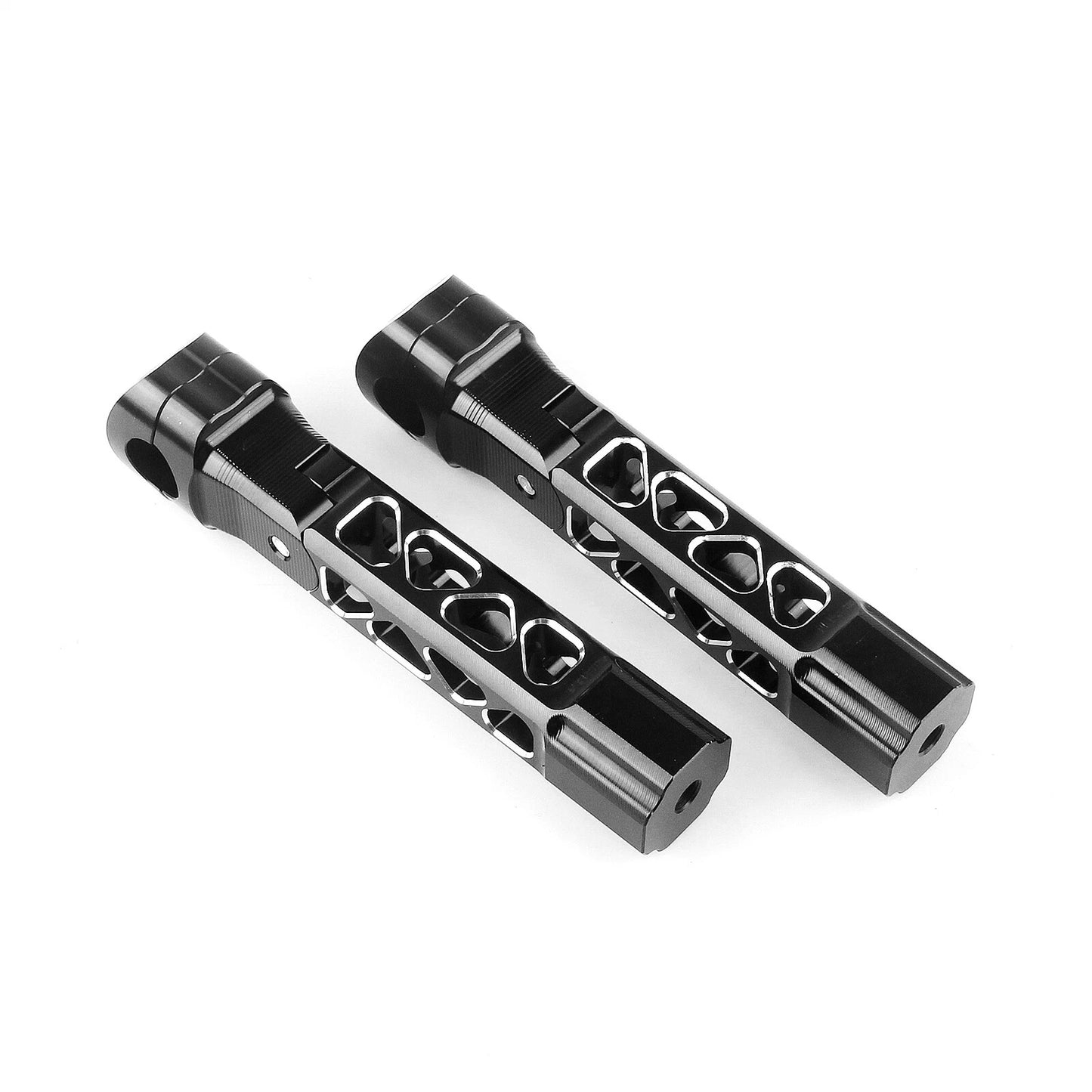 8.5" Riser Kit for Dyna (Universal) - Black/White Aluminum