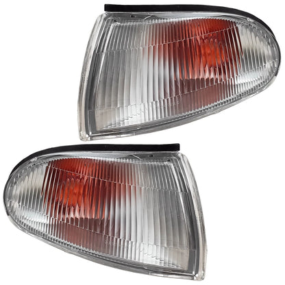 Front Corner Light Side 2 x For Mitsubishi Lancer LS (1992-1995)