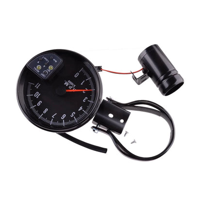 5" 12V Universal 7 Colors Tachometer 11K RPM Speedometer Gauge + Shift Light