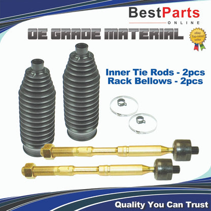 Rack and Pinion Inner Tie Rod and Bellow 2 x for Toyota Sienna (2011–2017)