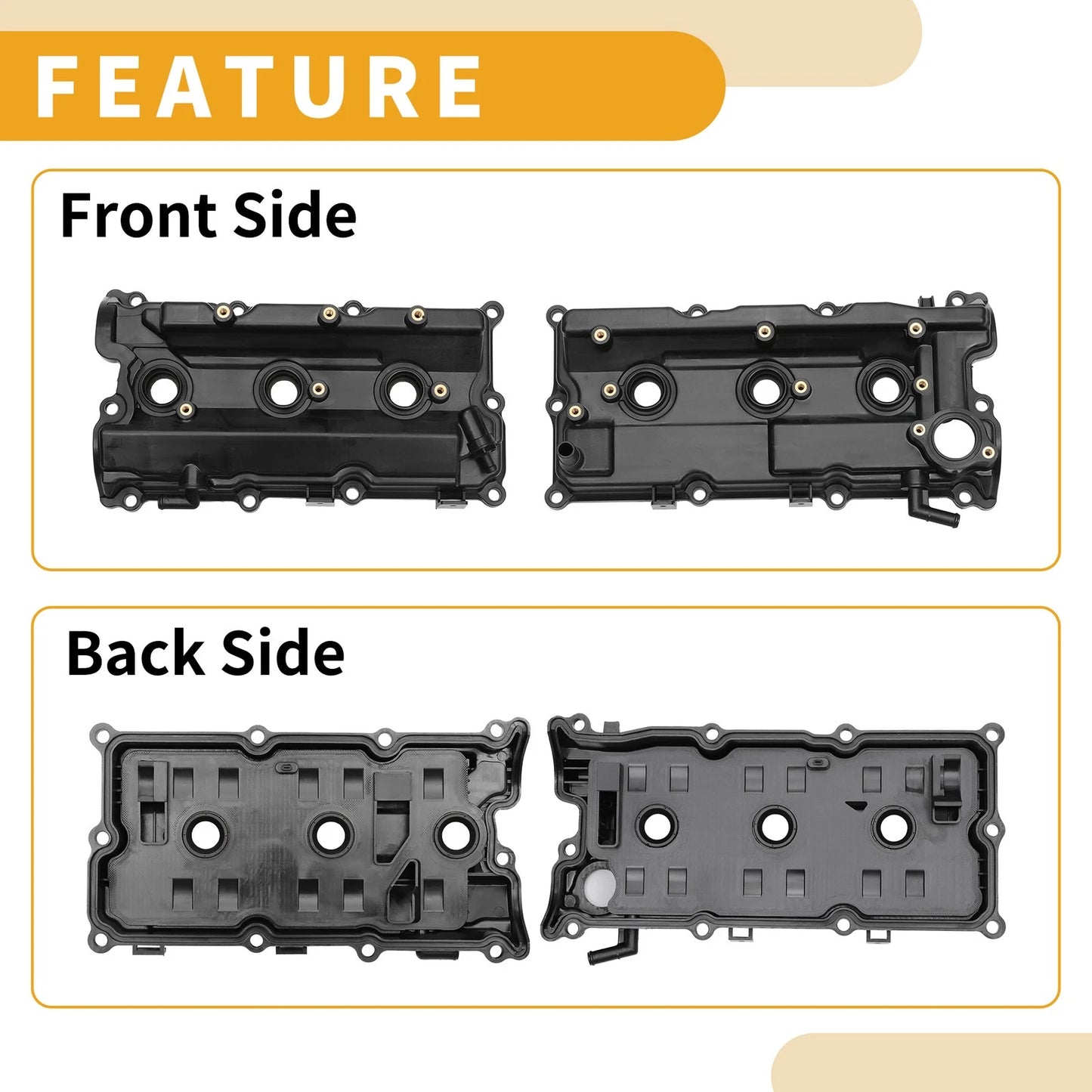 Engine Valve Cover & Gasket for Nissan Pathfinder (2002-2004) 1 Set