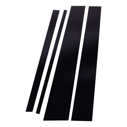 Piano Finish Black Window Pillar Post Door Covers for Honda Pilot (2016-2022)