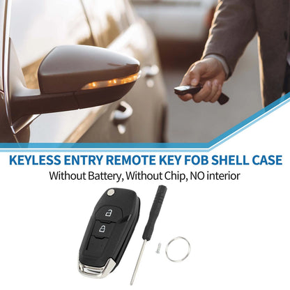 Keyless Entry Remote Fob Shell Case for Ford Ranger T6 (2011-2019)