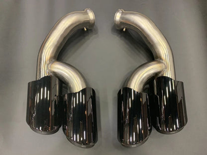 GTS Style Tail Exhaust Tips for Porsche Cayenne V6 (2015-2017)