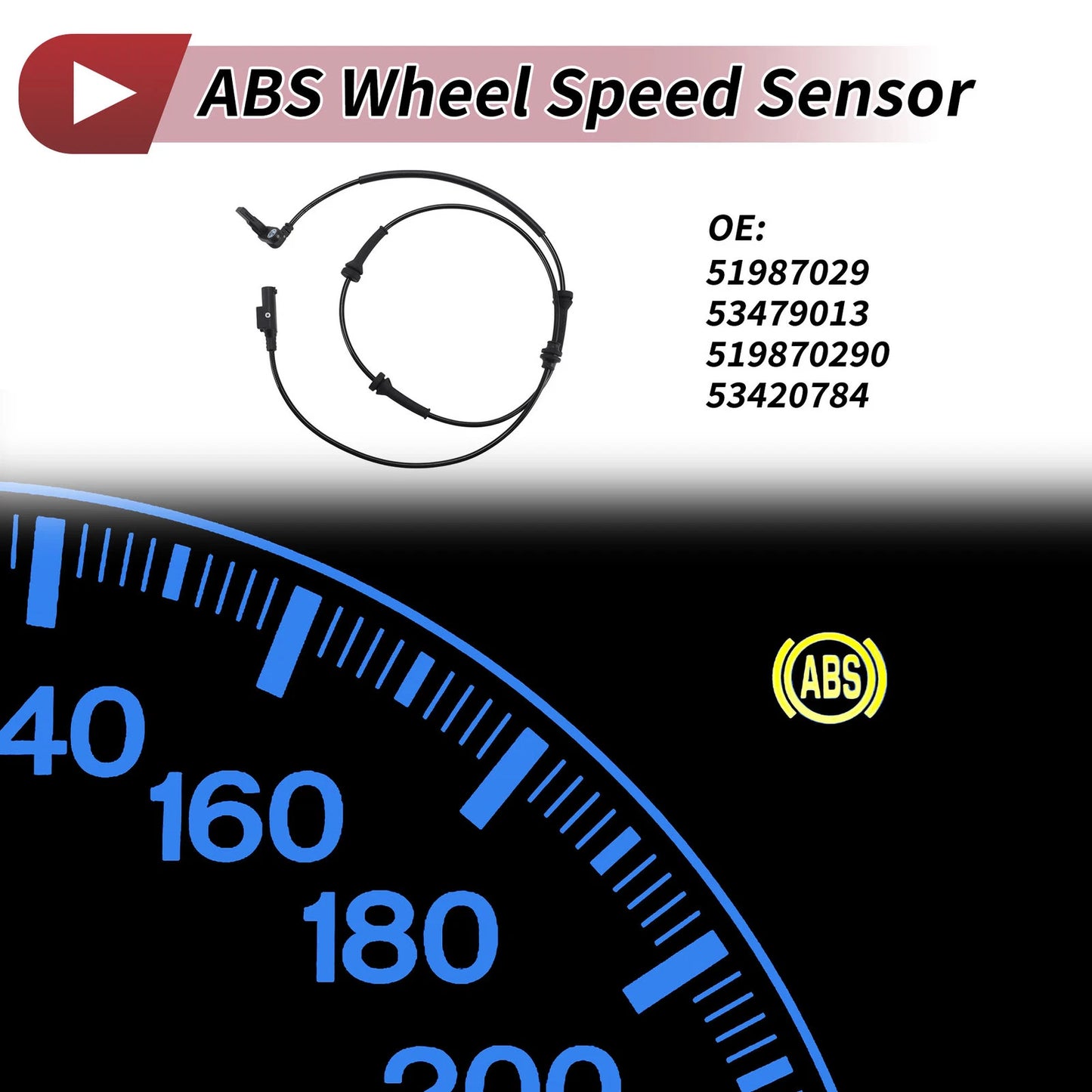 ABS Wheel Speed Sensor for Jeep Compass (2018-2023)