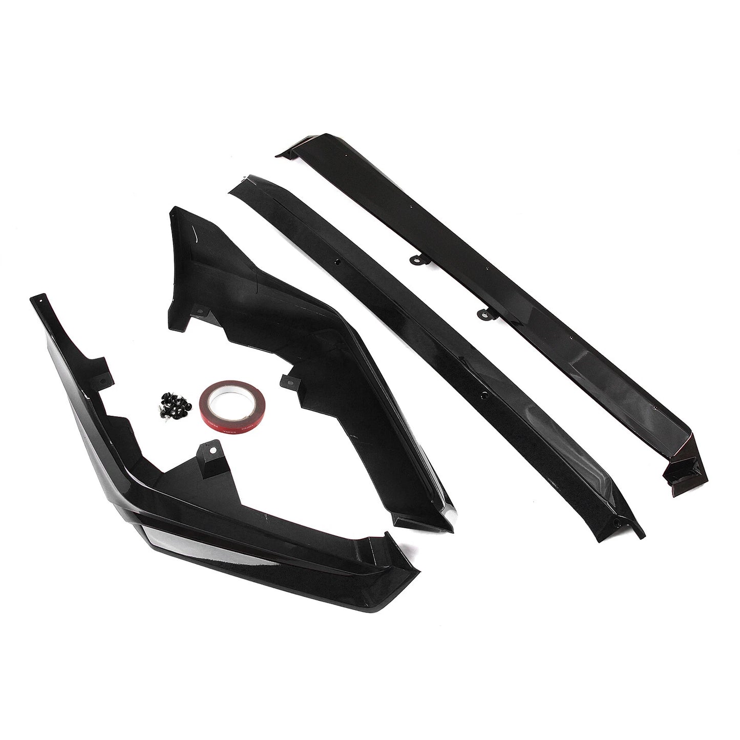 Front Spoiler Lip Cover 4 x for Honda Civic (2022-2023)