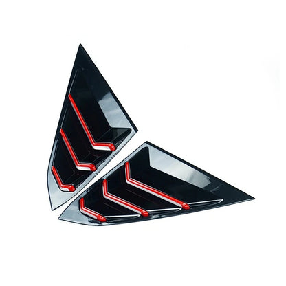 1/4 Quarter Side Window Louvers for Honda Civic Sedan (2016-2020)