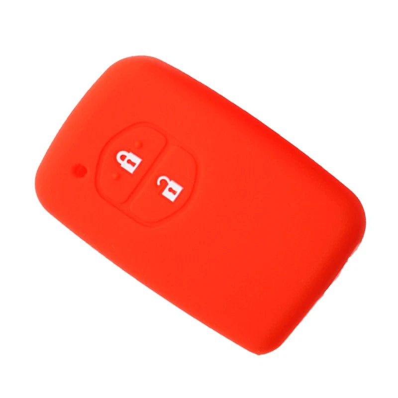 Silicone 2 x Button Key Cover Case for Toyota RAV4, Land Cruiser, Camry, Vitz, Yaris