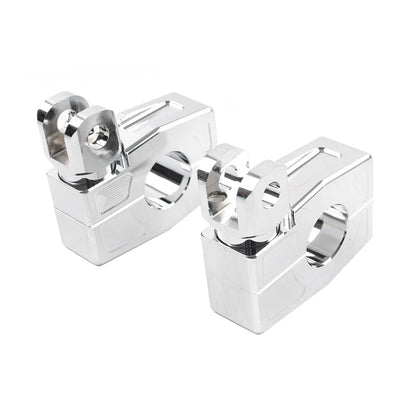 25MM Foot Peg Rest Clamp Bracket for Harley Crash Bar