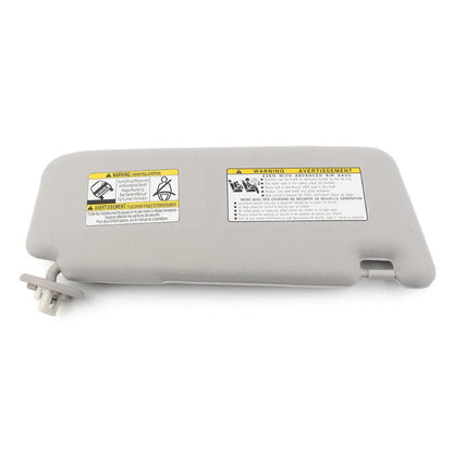 Left Side Sun Visor for Toyota Venza 2009-2016 Light Gray LHD