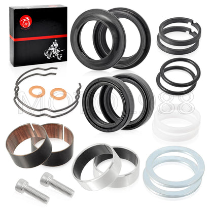 39mm Front Fork Bushing Oil Seal Rebuild Kit for Harley FXD Dyna 1991-2005