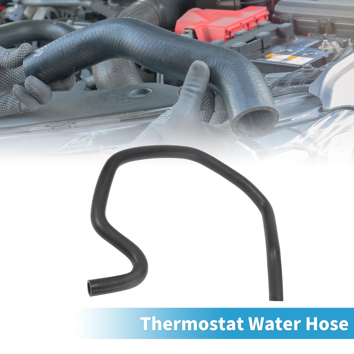 Thermostat Water Hose for BMW 740i 3.0L (2011-2012) Rubber 1 x Piece