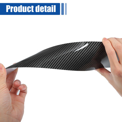 Carbon Fiber Car Door Window Pillar Post Cover Trim for BMW X6 (2015-2020)