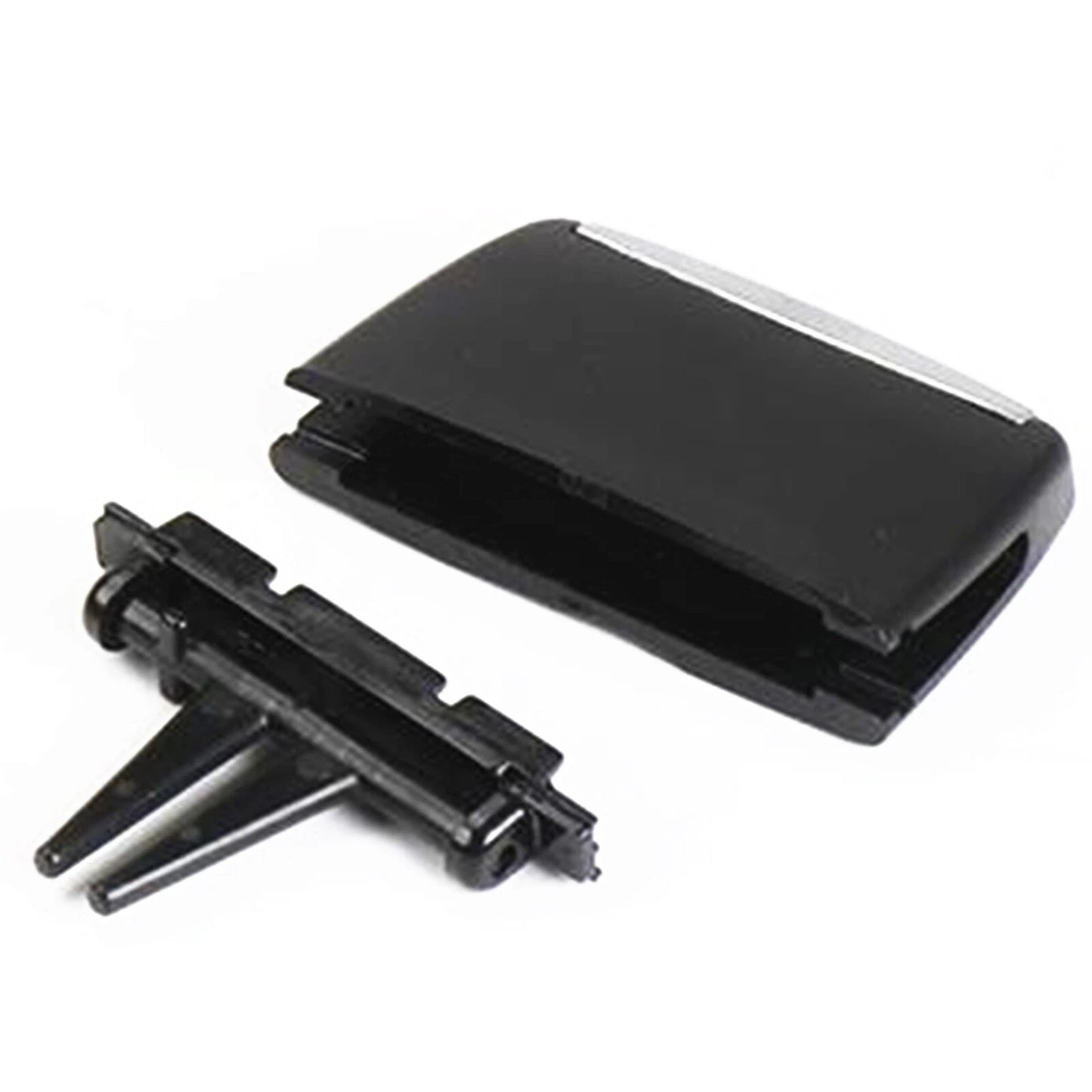 2 x Black Front Air Conditioner Vent Outlet Tab Clips for BMW X5 E70 X6 E71 (2007-2013)