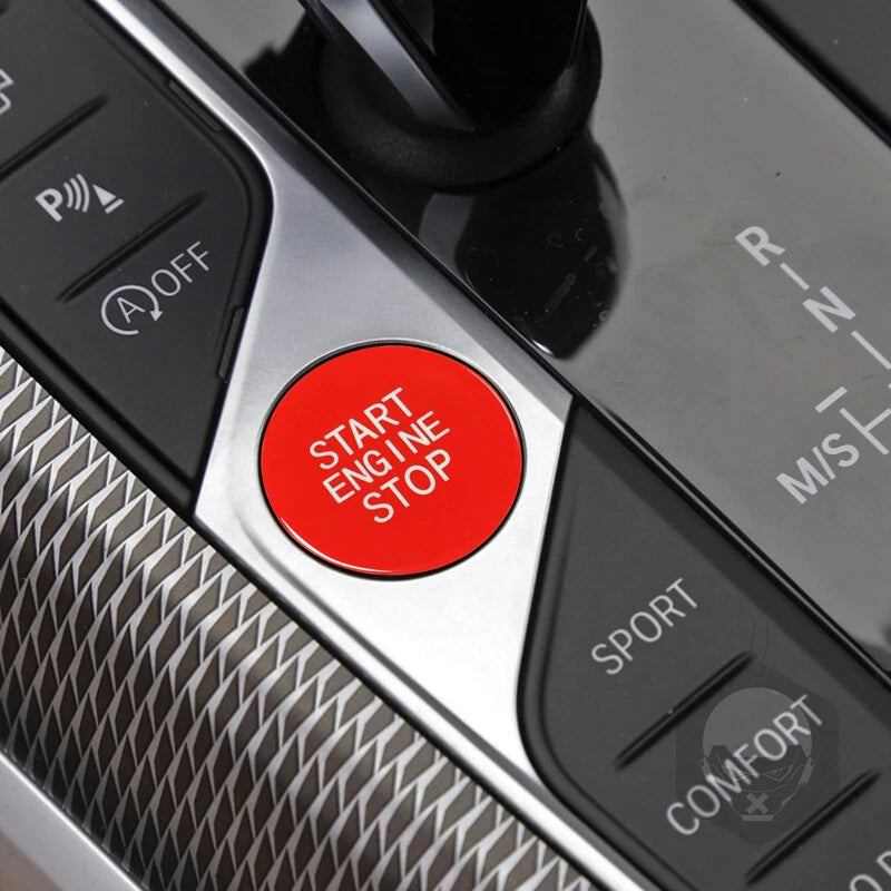 Red Replacement Engine Start Buttons fit For BMW 3 Series G20 G05 G06 2019-2020