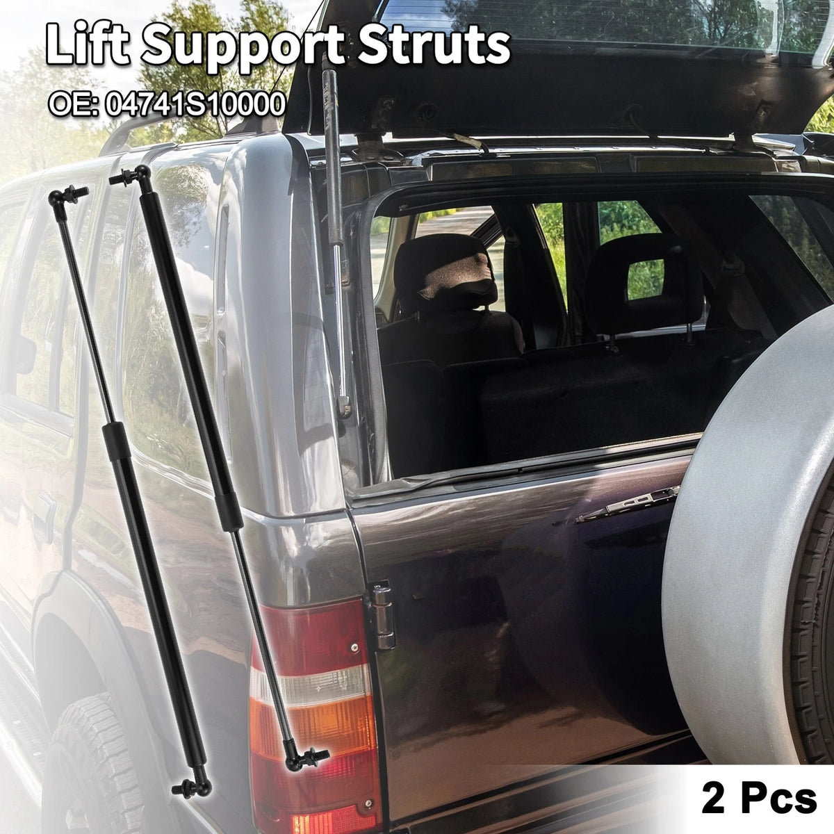 Rear Window Lift Supports Struts Gas Spring for Honda CR-V (2002-2006)