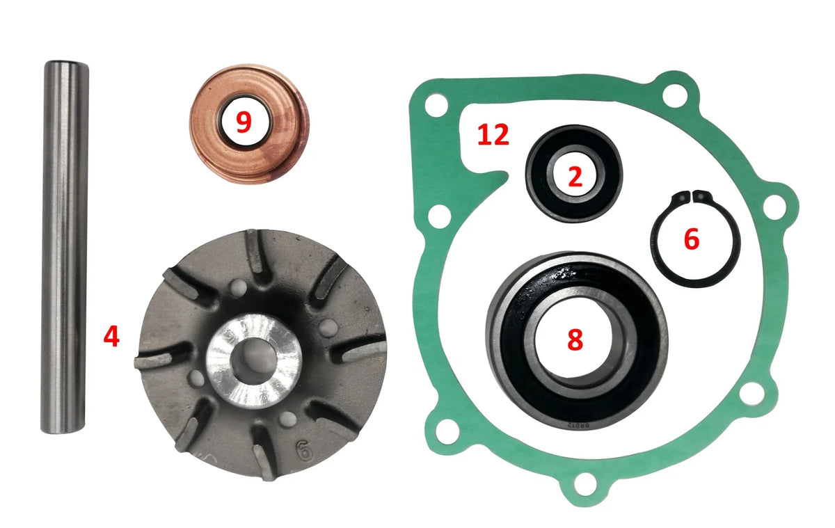 Circulation Pump Repair Kit for Volvo Penta AD41 AQAD40 AQAD41 D41