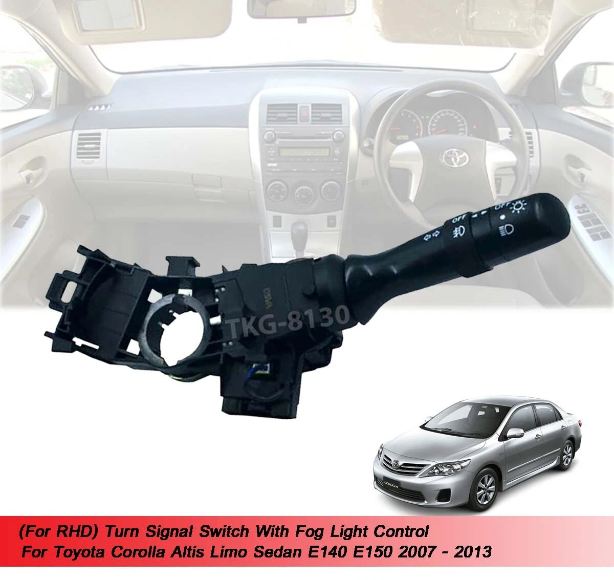 Turn Signal Switch w/ Fog Light for Toyota Corolla Altis (2007-2013)