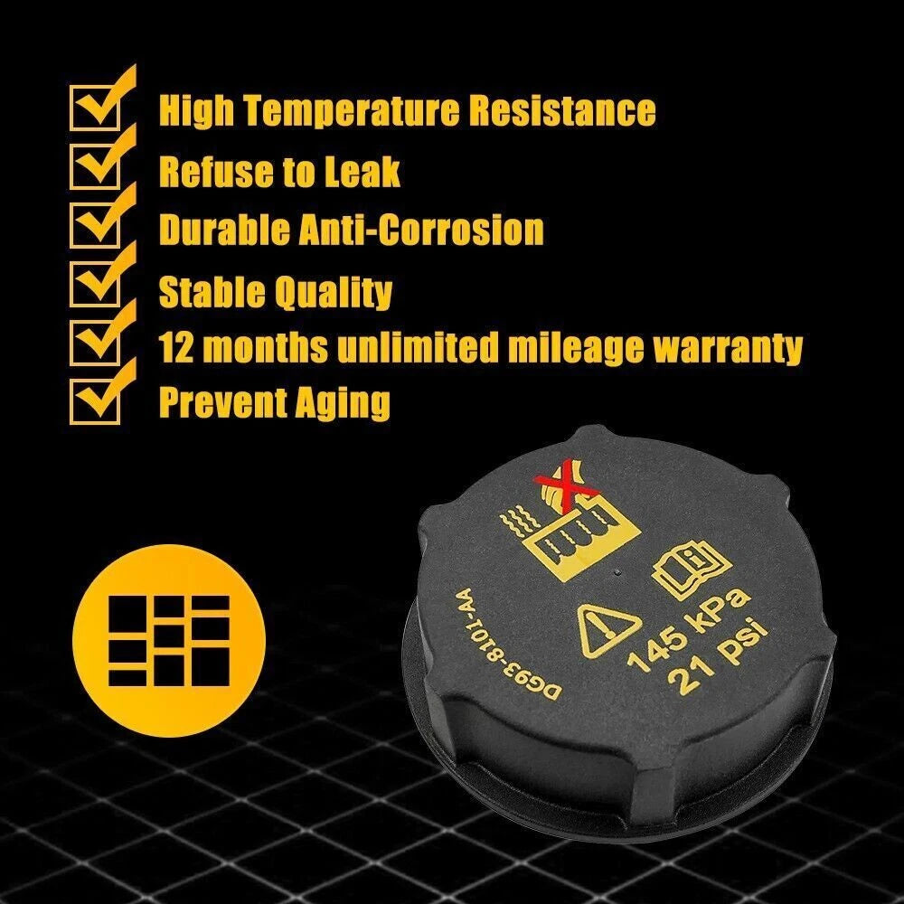 Engine Coolant Reservoir Tank Cap for Ford Mustang (2015-2021)