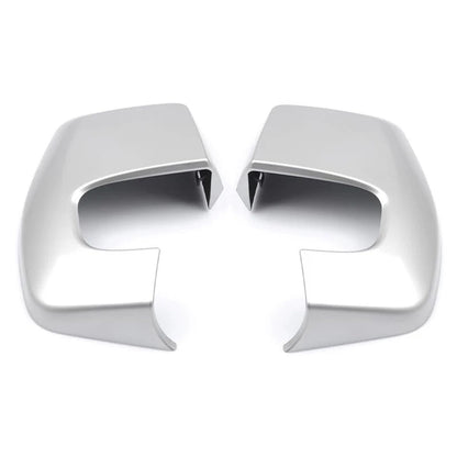 Silver Rear View Mirror Cover Cap for Ford Transit Custom (2012-2023) 2 x