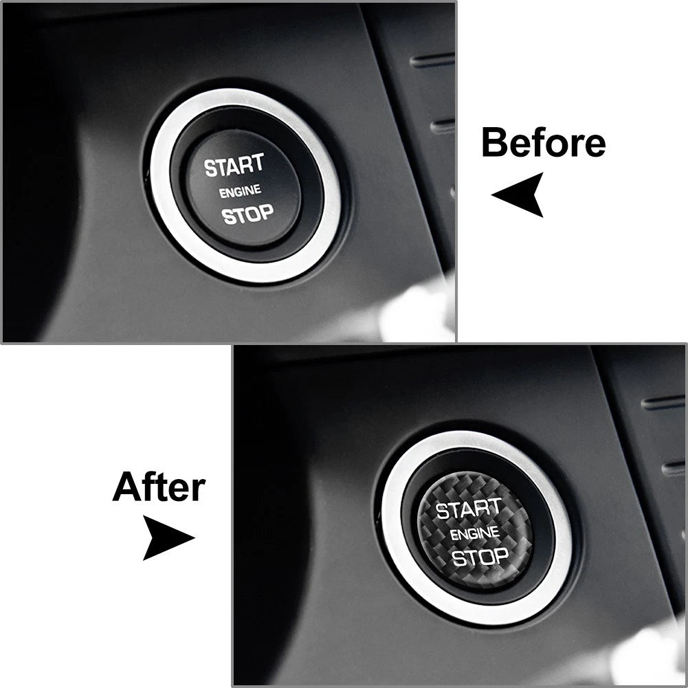 Black Engine Start Stop Button for Land Rover Discovery Sport & Range Rover Sport