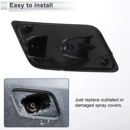 Front Left Headlight Washer Nozzle Cover for BMW 335i GT (2012-2019)