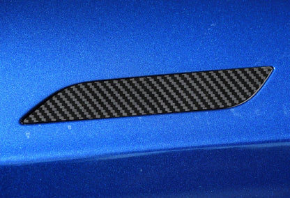 ABS Carbon Fiber Door Handle Lid Cover Trim for Tesla Model S (2013-2022) 4 x pcs
