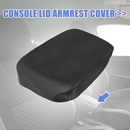 Microfiber Leather Center Console Lid Armrest Cover for Honda Pilot (09-15)