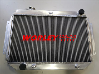 Aluminum Radiator & Fans for Holden Kingswood HQ HJ HX HZ/Torana LH LX V8 (1971-1980)