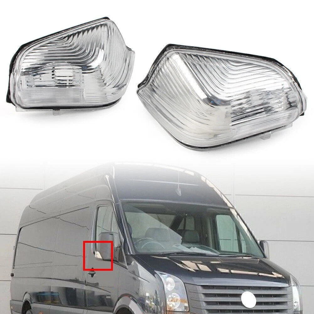 Side Rear View Mirror Turn Signal Lamp for VW Crafter, Benz Sprinter (2006-2018)