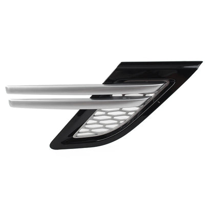 Silver Front Fender Air Vents Grill for Land Rover Range Rover Sport (14-17)