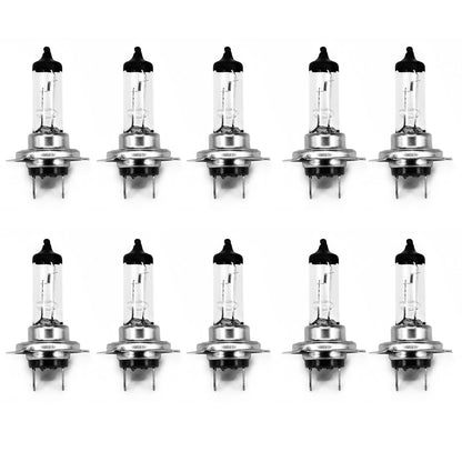 H7 Xenon Headlight 10pcs Halogen Light Lamp Bulbs for Car