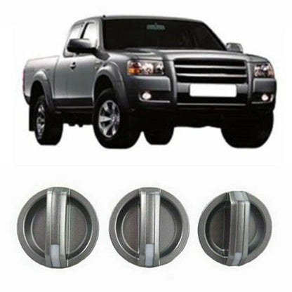 3 Pcs Heater Fan Control Knobs for Ford Ranger PJ/PK, Mazda BT-50 (2006-2011)
