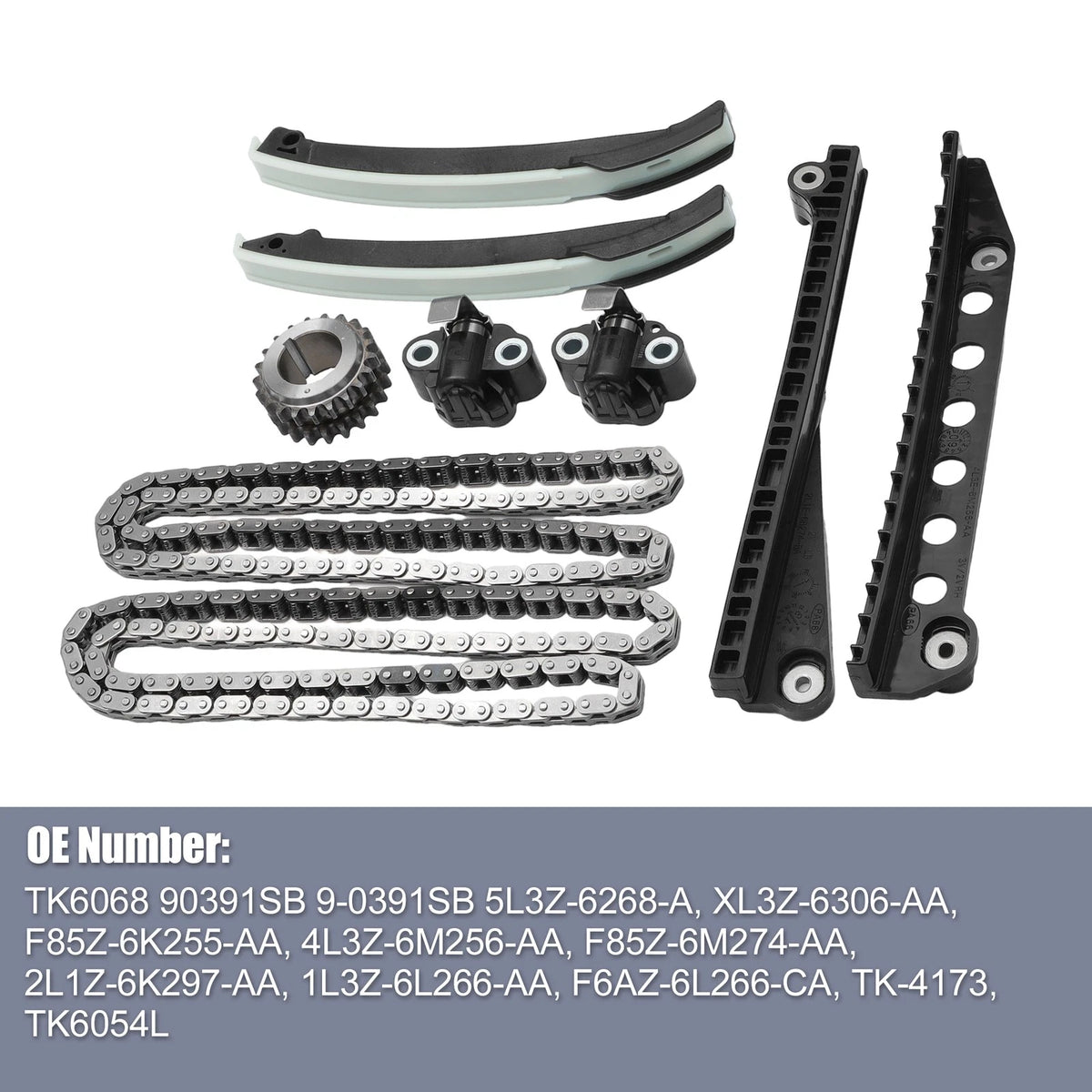 Engine Timing Chain Kit for Ford F-150 F-250 F-350 Super Duty (2004-2010)