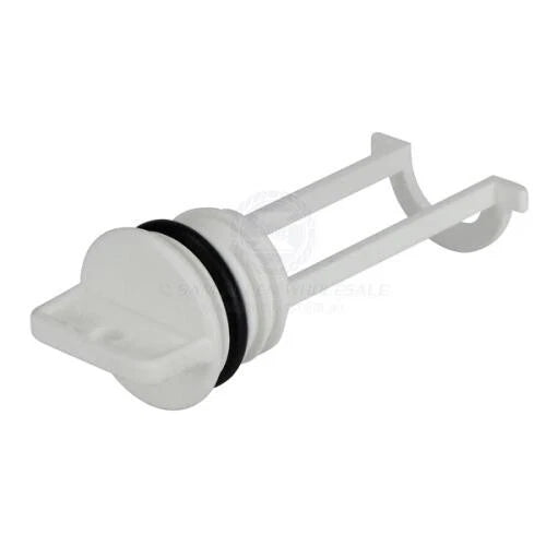 Boat Bung 2 Pack 44mm White Nylon Retainer for Various Boats, Made in Australia