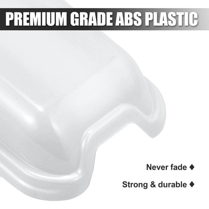 White Engine Hood Hinge Covers for Jeep Wrangler JL JLU (2018-2021)