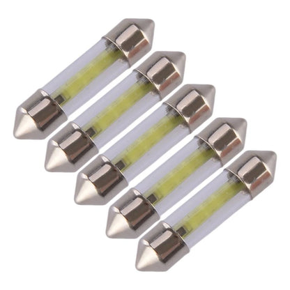 5 x 6500K White COB LED Dome Lights Bulbs for Audi A6
