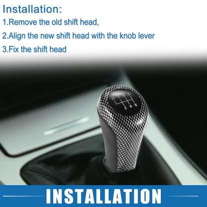 6 Speed Manual Gear Shift Knob for BMW 1 3 5 6 Series (2007-2013)